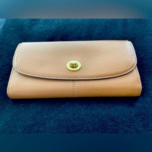 Coach Factory Checkbook Wallet